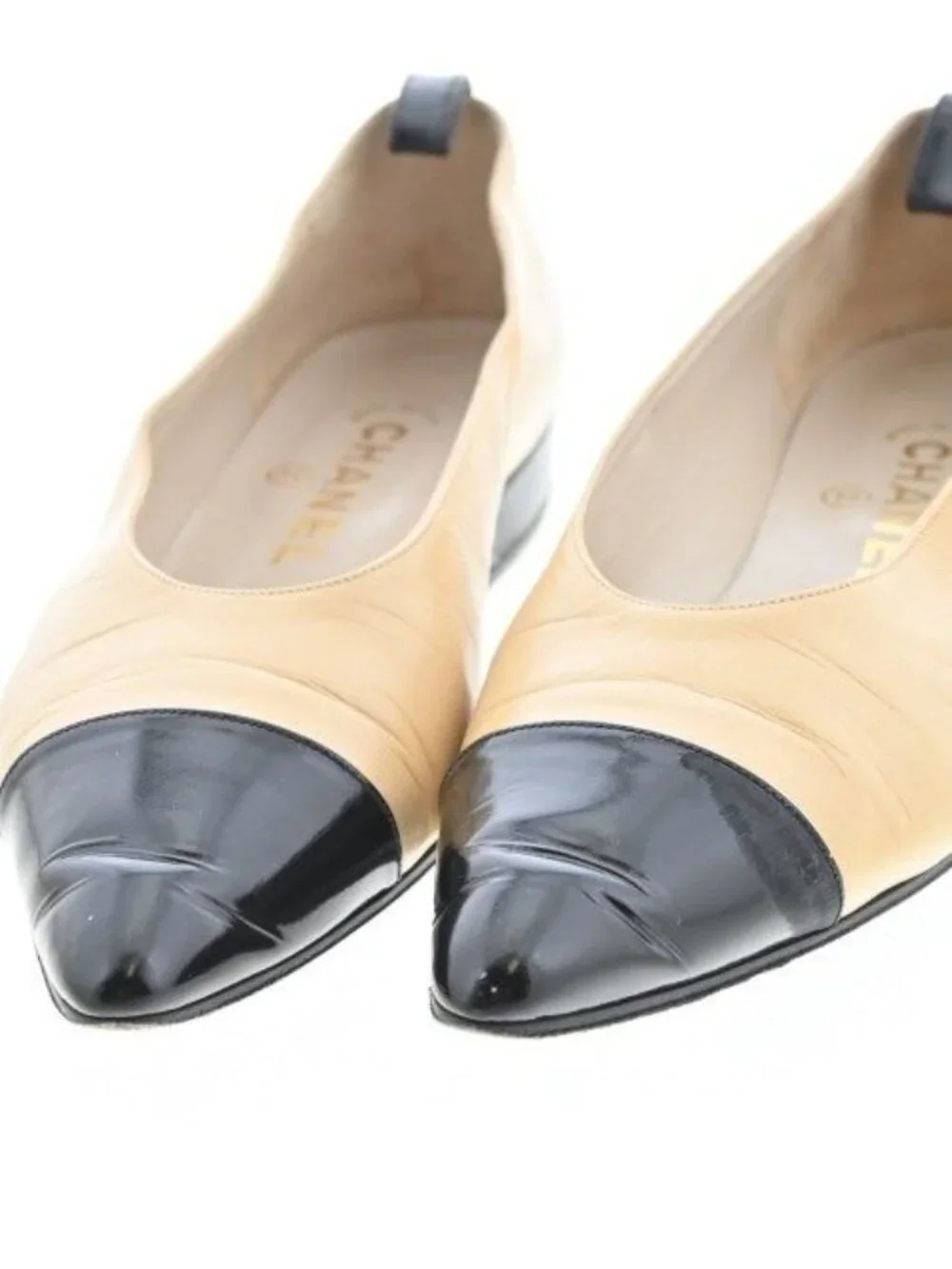 Chanel Pumps Heel Beige